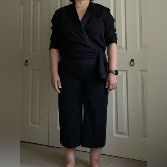 Max Mara black tuxedo jumpsuit - Picture 3 of 7